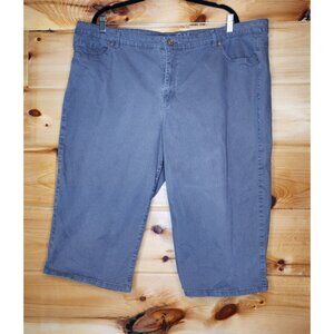 Gloria Vanderbilt Womens Capri Size 24 Brown Solid Amanda Capri Jeans